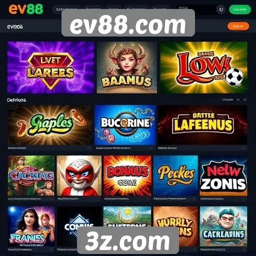 Plataforma ev88.com oferece diversidade de jogos online