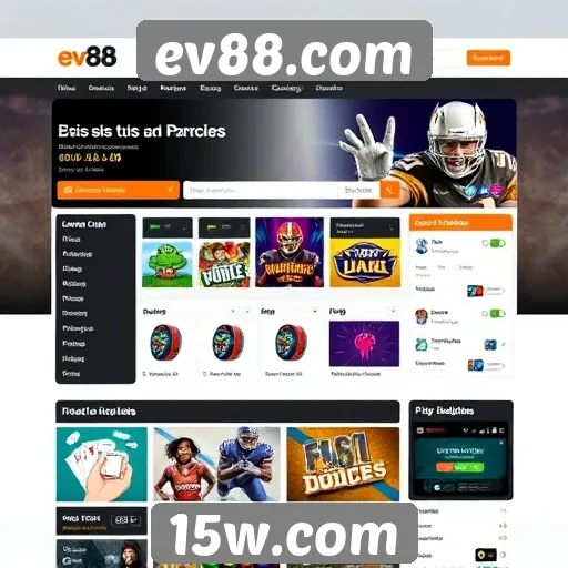 Navegação e usabilidade do site ev88.com